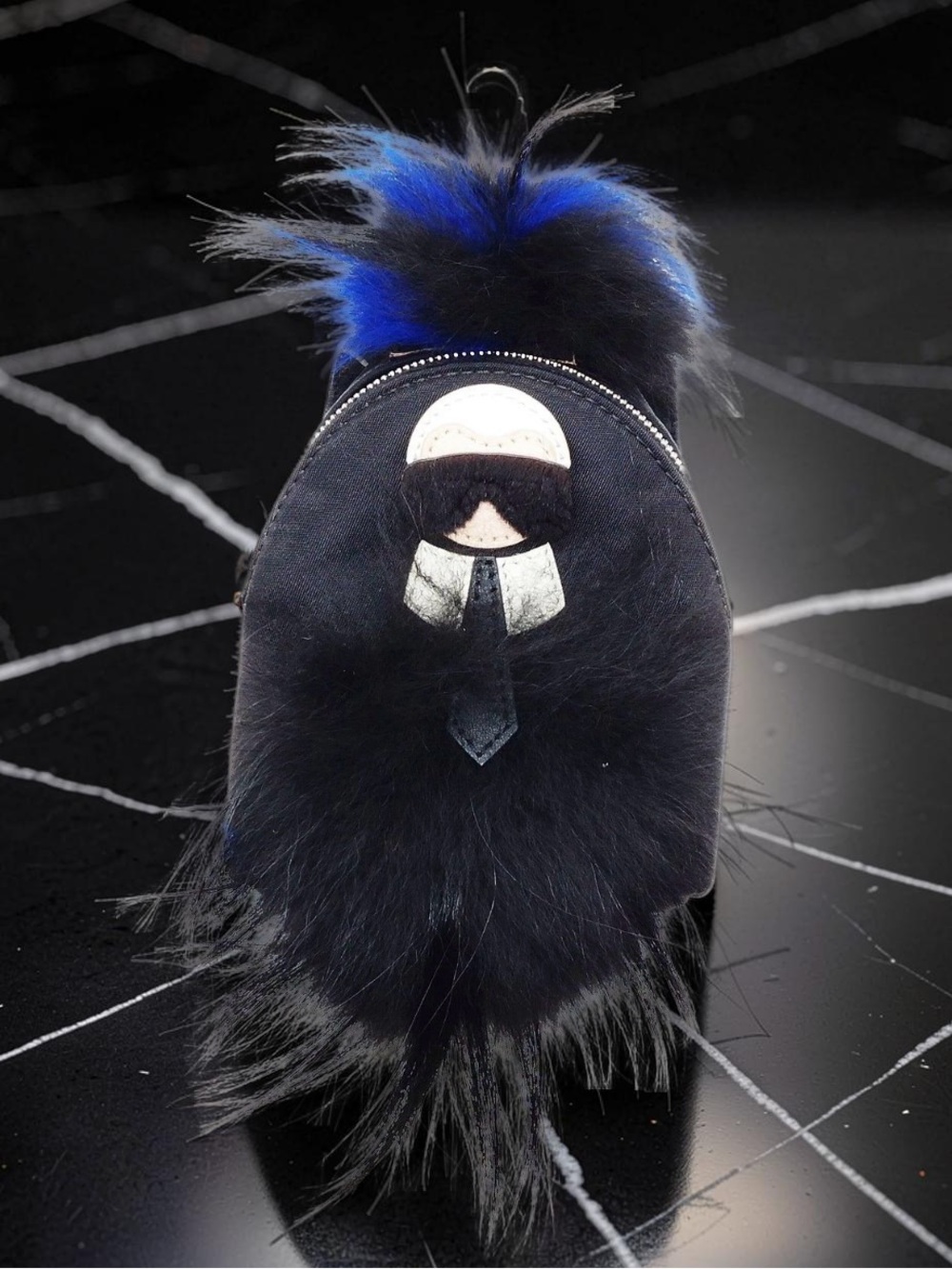 FENDI Karlito Mini Backpack Bag Charm/Key Chain 😍💙🔥